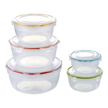 Juego de 5 recipientes para alimentos LOCK