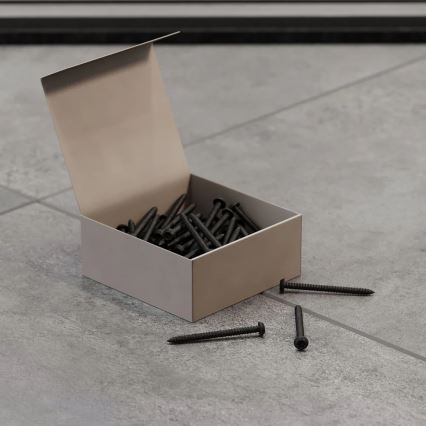 Juego de 50 tornillos Torx T25 12 mm, acabado lacado negro — calidad profesional