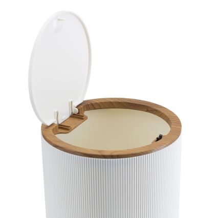 Juego de accesorios de baño ALISON 5 pz blanco/marrón