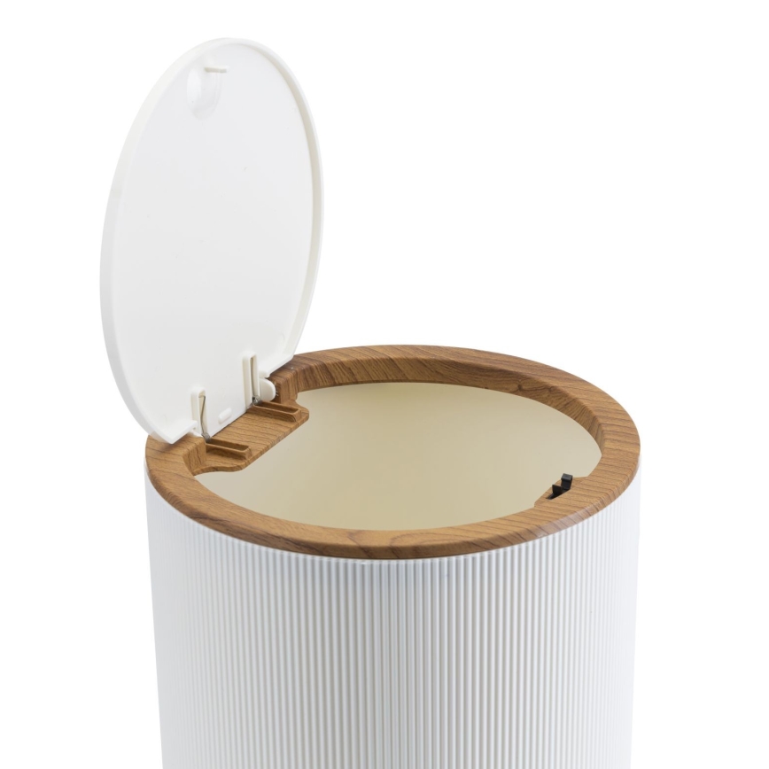 Juego de accesorios de baño ALISON 5 pz blanco/marrón