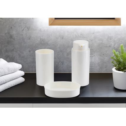 Juego de accesorios de baño CARMEN 5 pz blanco