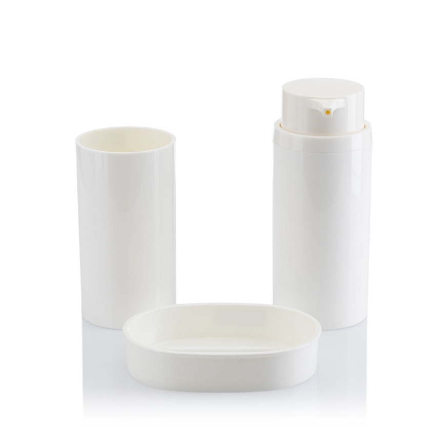Juego de accesorios de baño CARMEN 5 pz blanco