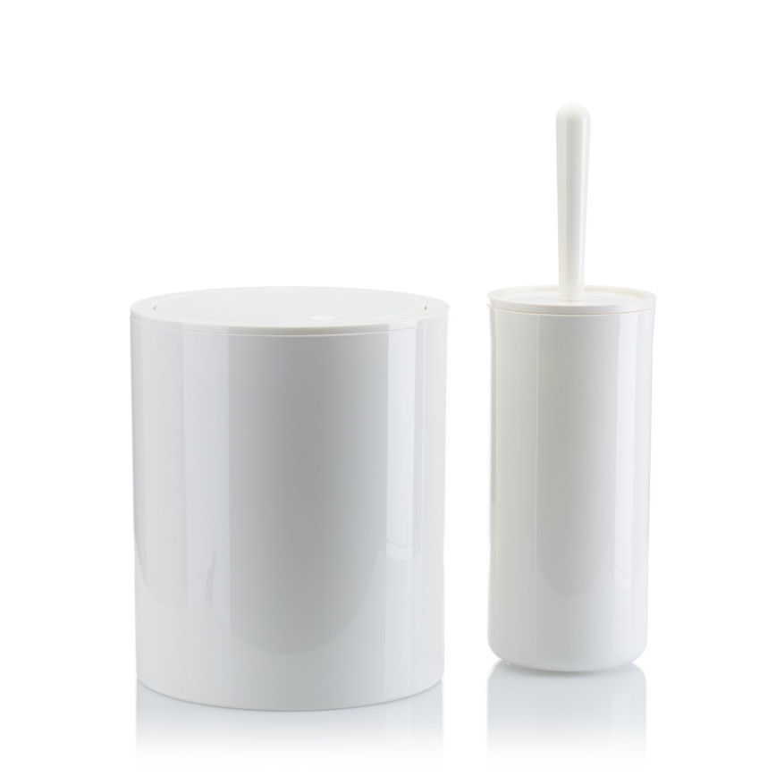 Juego de accesorios de baño CARMEN 5 pz blanco