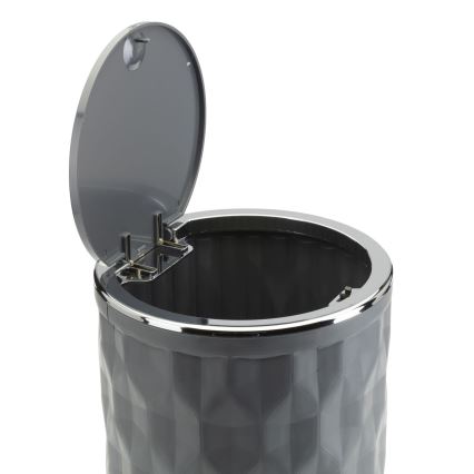 Juego de accesorios de baño REINA 5 pz antracita/cromo brillante