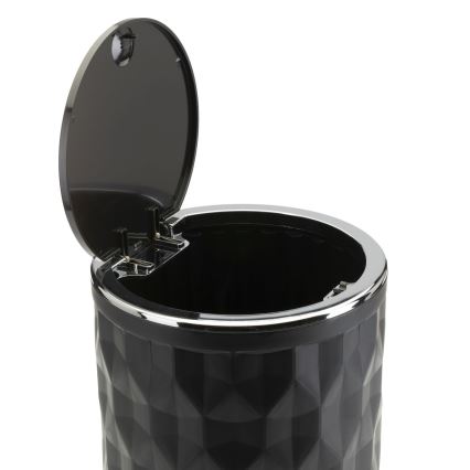 Juego de accesorios de baño REINA 5 pz negro/cromo brillante
