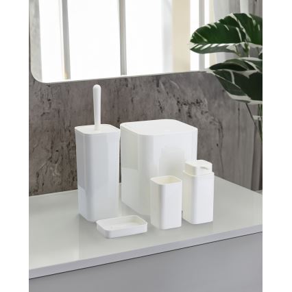 Juego de accesorios de baño SIERRA 5 pz blanco