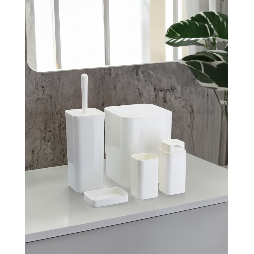 Juego de accesorios de baño SIERRA 5 pz blanco