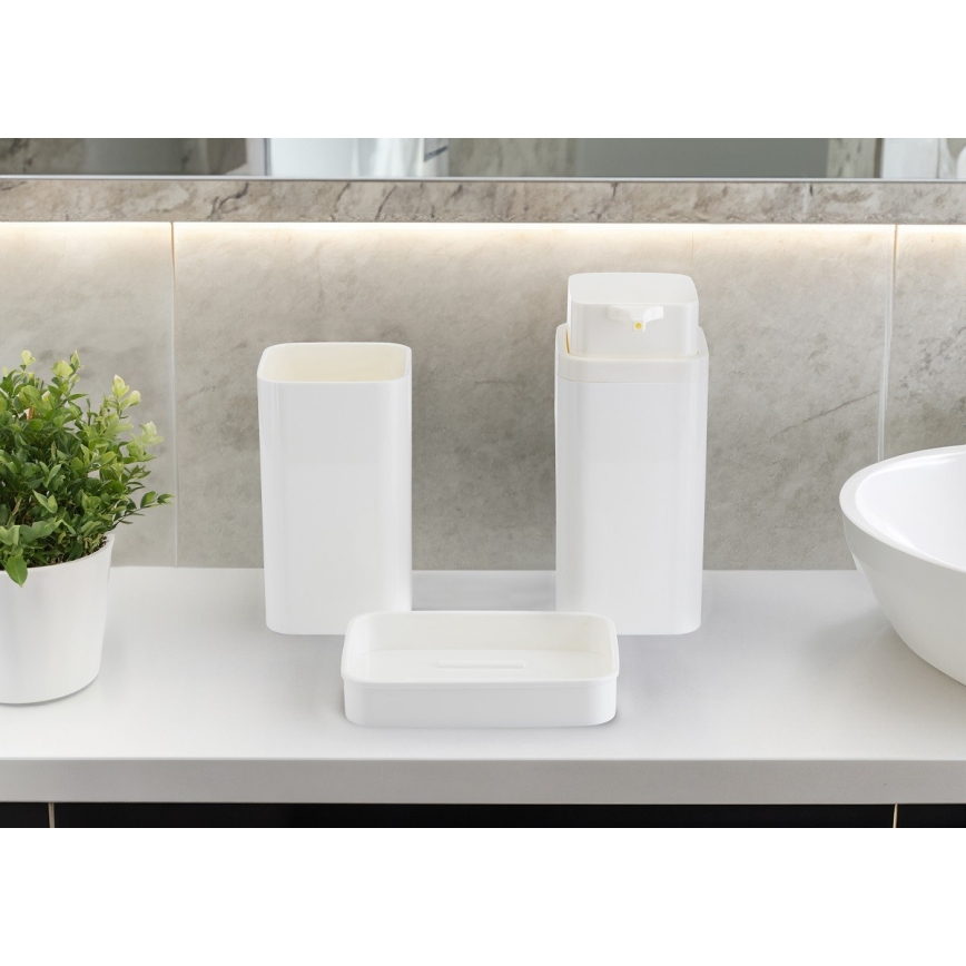 Juego de accesorios de baño SIERRA 5 pz blanco