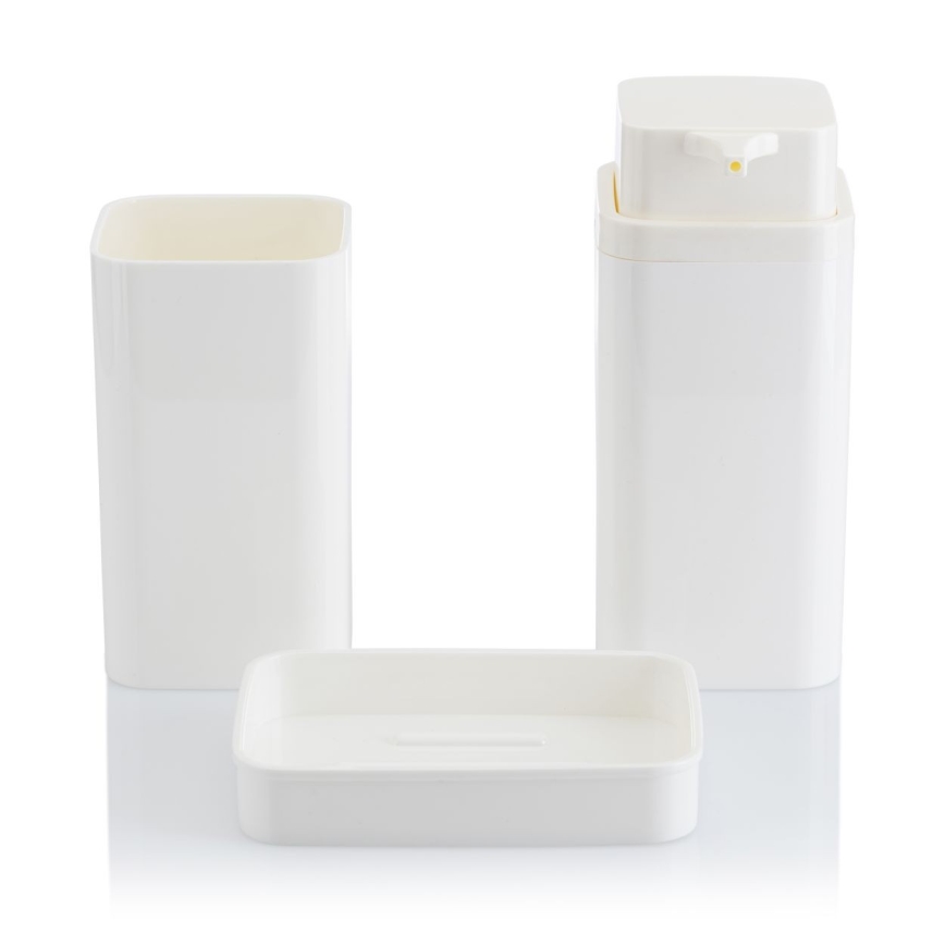 Juego de accesorios de baño SIERRA 5 pz blanco