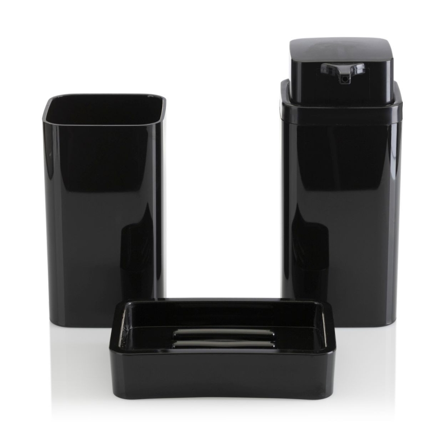 Juego de accesorios de baño SIERRA 5 pz negro
