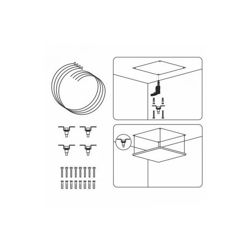 Juego de cables colgantes
