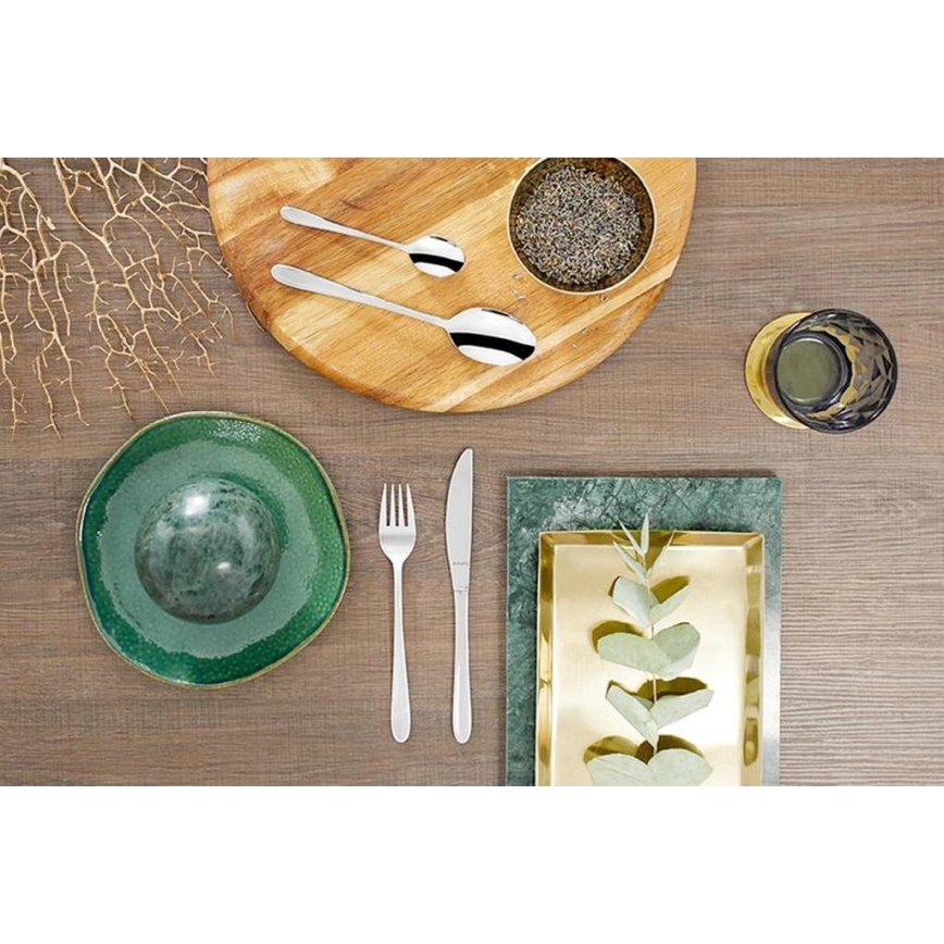 Juego de cubiertos de acero inoxidable MONACO, 24 piezas