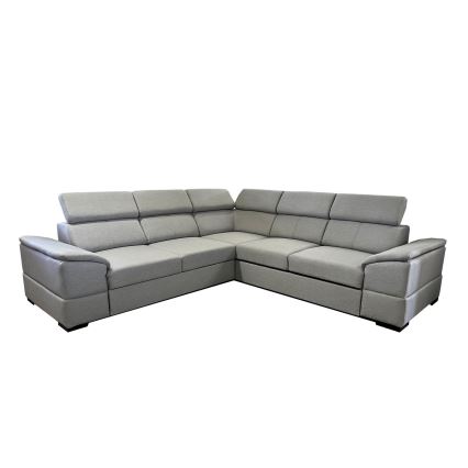 Juego de salón de esquina plegable universal con almacenamiento GRANADA gris