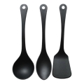 Juego de utensilios de cocina TORO, 3 piezas, negro