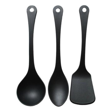 Juego de utensilios de cocina TORO, 3 piezas, negro