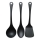 Juego de utensilios de cocina TORO, 3 piezas, negro