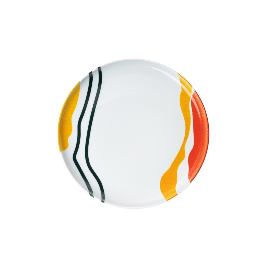 Juego de vajilla 18 piezas multicolor/porcelana