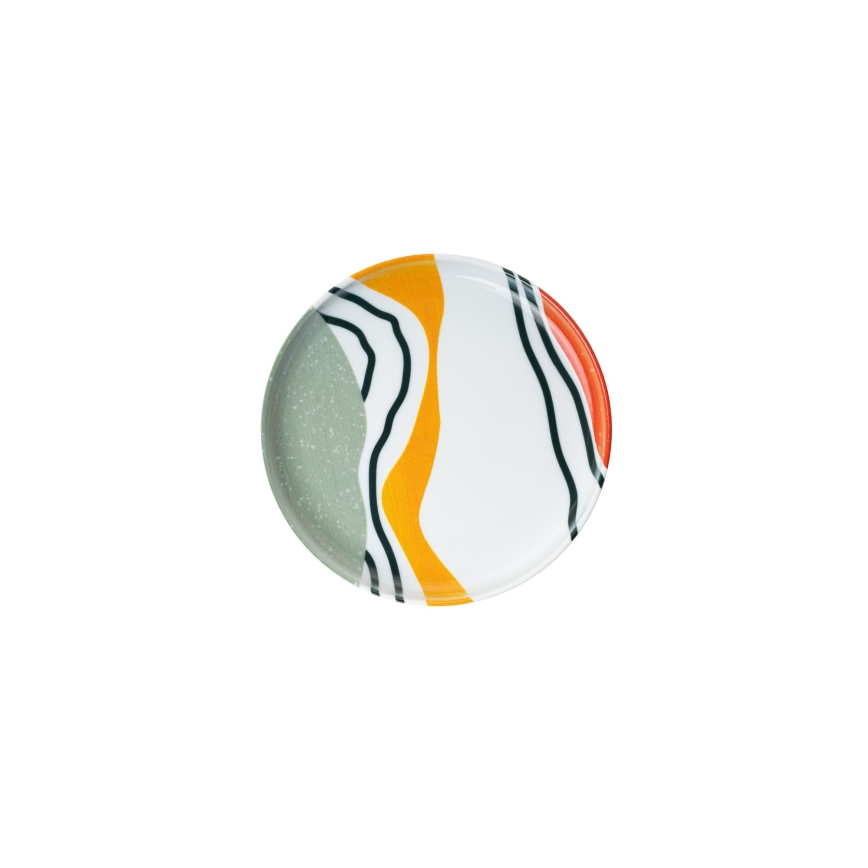 Juego de vajilla 18 piezas multicolor/porcelana