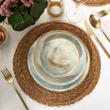 Juego de vajilla 18 piezas multicolor/porcelana