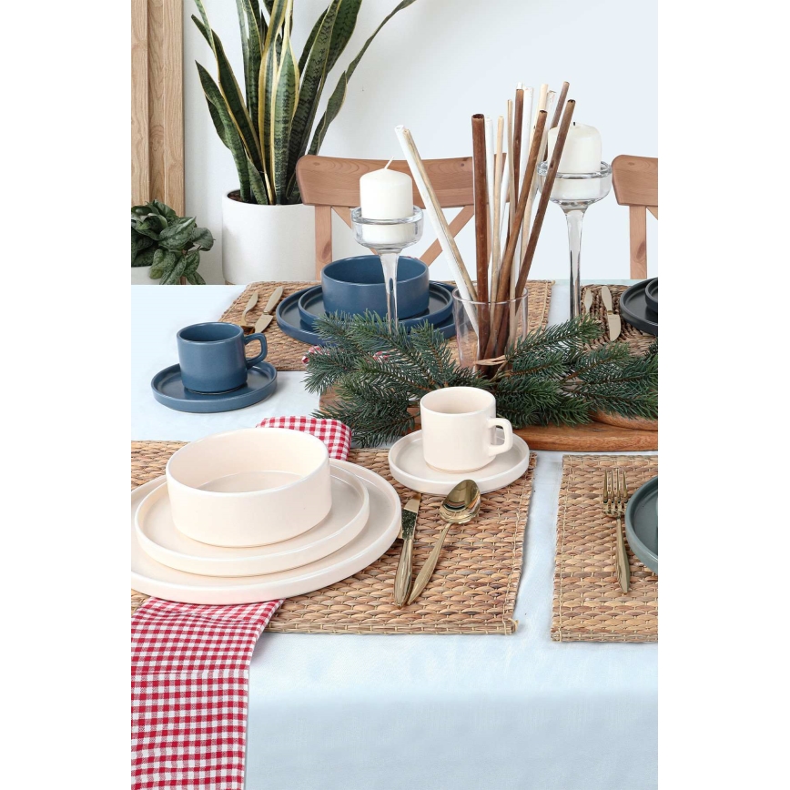 Juego de vajilla 20 piezas multicolor/gres