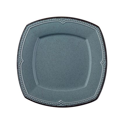 Juego de vajilla 24 piezas azul/porcelana