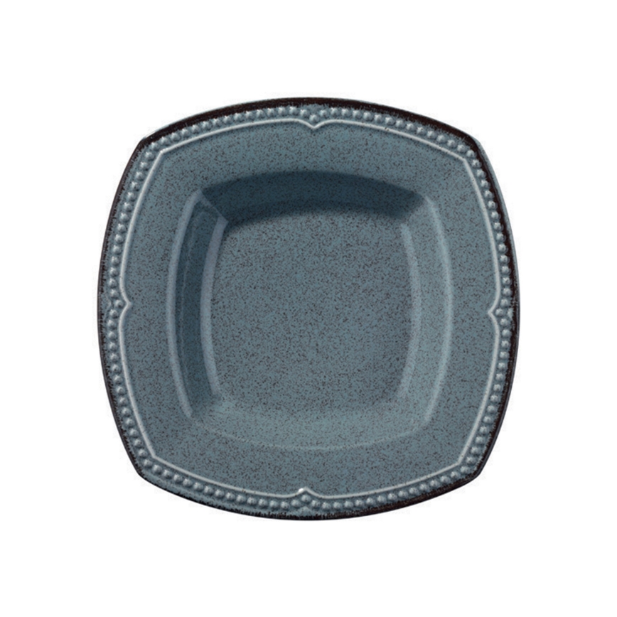 Juego de vajilla 24 piezas azul/porcelana