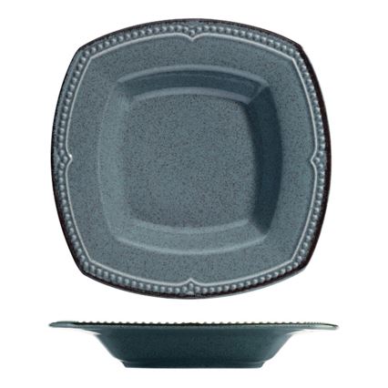 Juego de vajilla 24 piezas azul/porcelana