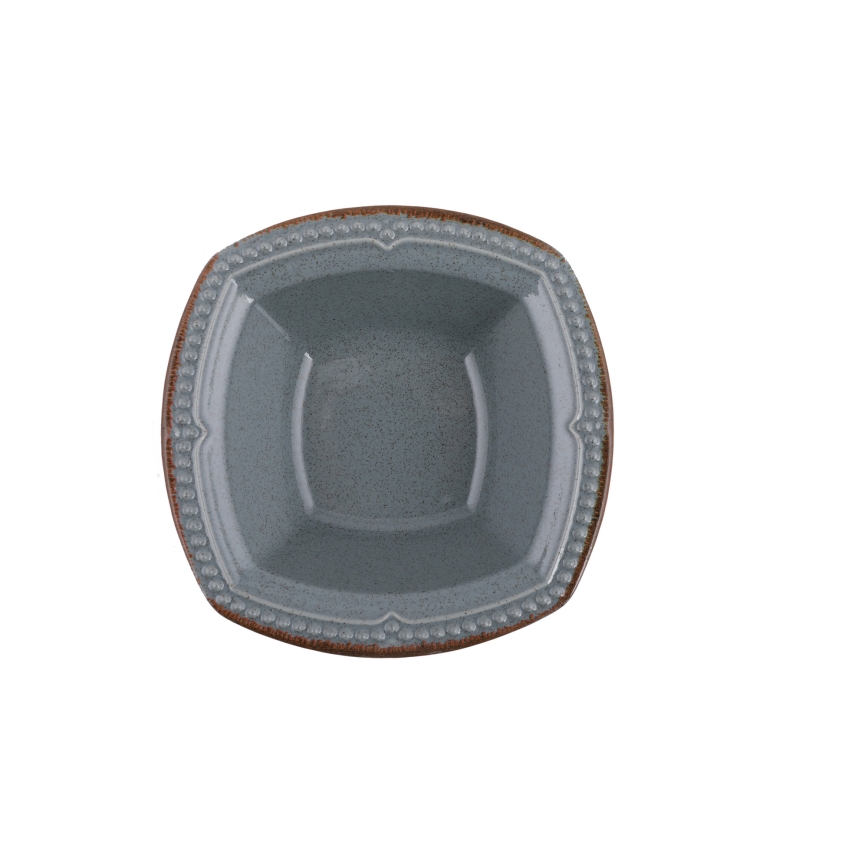 Juego de vajilla 24 piezas azul/porcelana