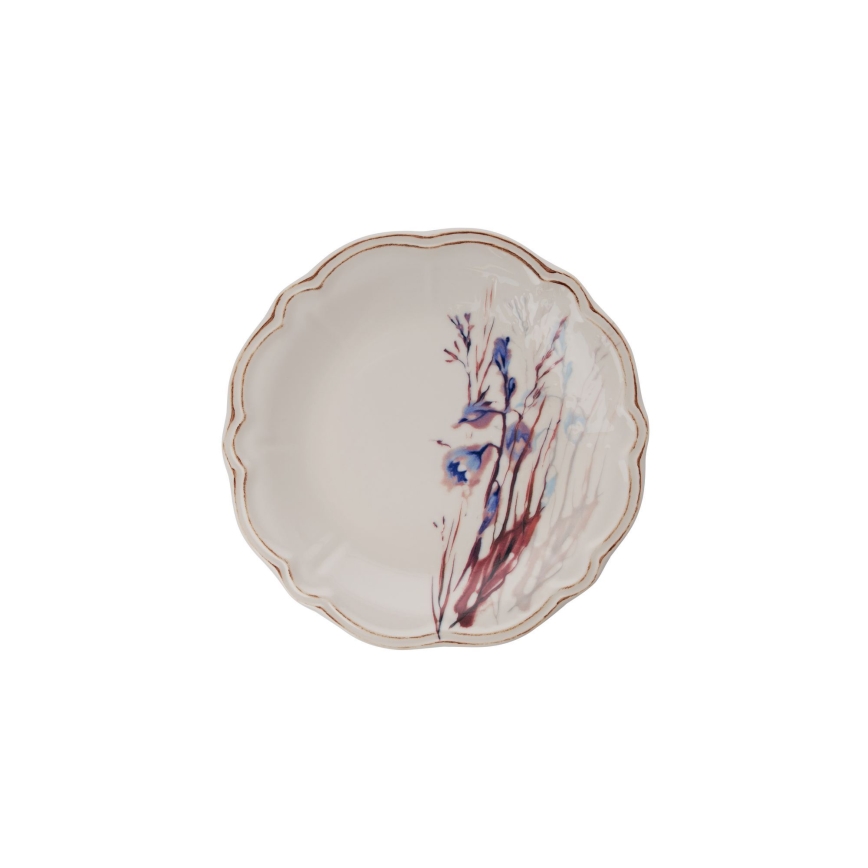 Juego de vajilla 24 piezas multicolor/porcelana