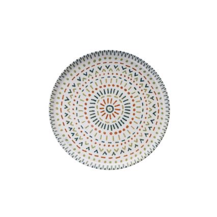 Juego de vajilla de 12 piezas multicolor/porcelana