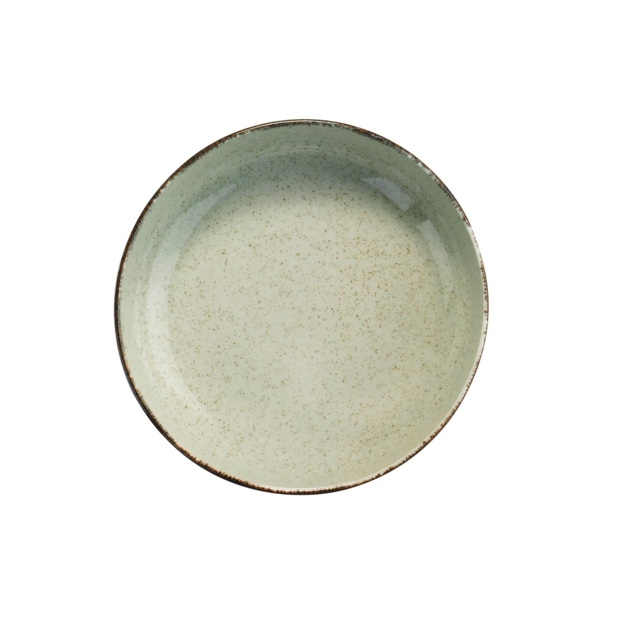 Juego de vajilla de 12 piezas, verde / porcelana