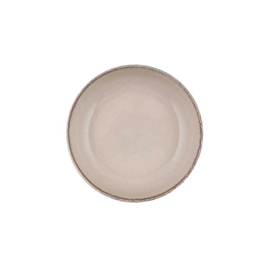 Juego de vajilla de 16 piezas beige/porcelana