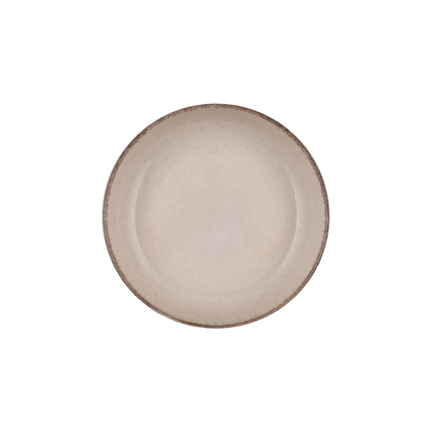Juego de vajilla de 16 piezas beige/porcelana