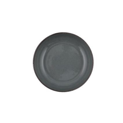 Juego de vajilla de 16 piezas, gris/porcelana