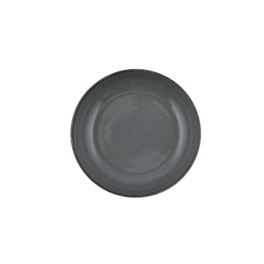 Juego de vajilla de 16 piezas, gris/porcelana