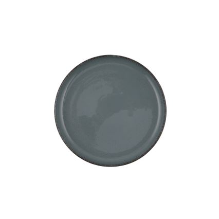 Juego de vajilla de 16 piezas, porcelana gris