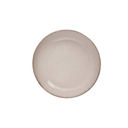 Juego de vajilla de 18 piezas beige/porcelana