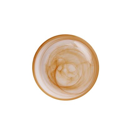 Juego de vajilla de 18 piezas, naranja/vidrio