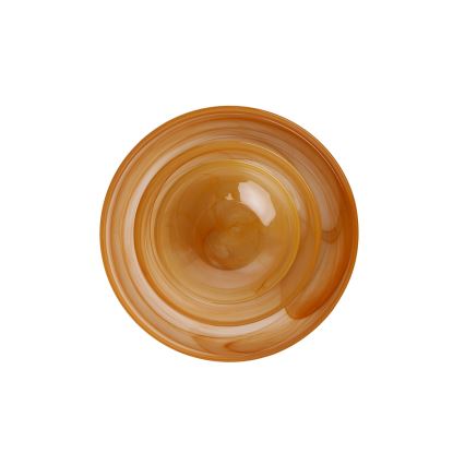 Juego de vajilla de 18 piezas, naranja/vidrio