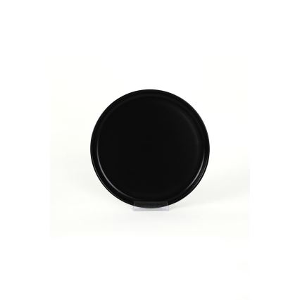 Juego de vajilla de 18 piezas negro/cerámica