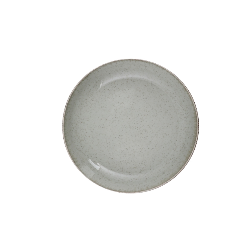 Juego de vajilla de 18 piezas verde/porcelana