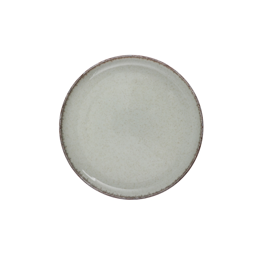 Juego de vajilla de 18 piezas verde/porcelana