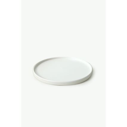 Juego de vajilla de 20 piezas, blanco/cerámica