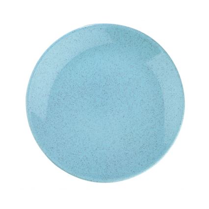 Juego de vajilla de 24 piezas, azul/porcelana