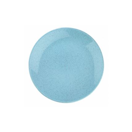 Juego de vajilla de 24 piezas, azul/porcelana