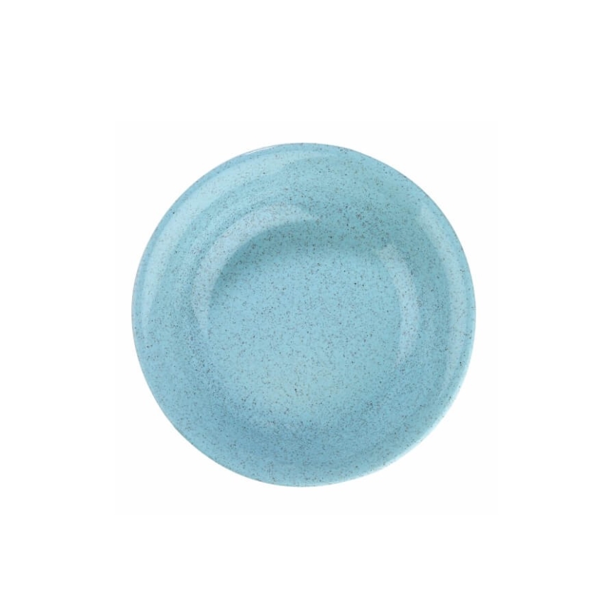 Juego de vajilla de 24 piezas, azul/porcelana