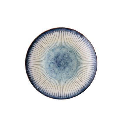 Juego de vajilla de 24 piezas azul/porcelana