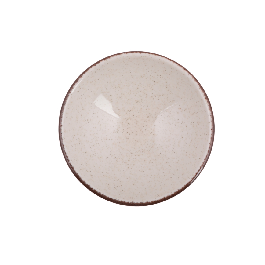 Juego de vajilla de 24 piezas beige/porcelana