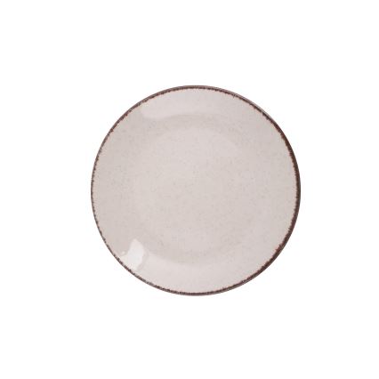 Juego de vajilla de 24 piezas beige/porcelana
