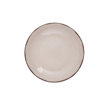 Juego de vajilla de 24 piezas beige/porcelana